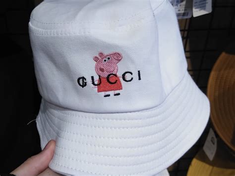 gucci peppa pig hat lavender|three little pigs gucci.